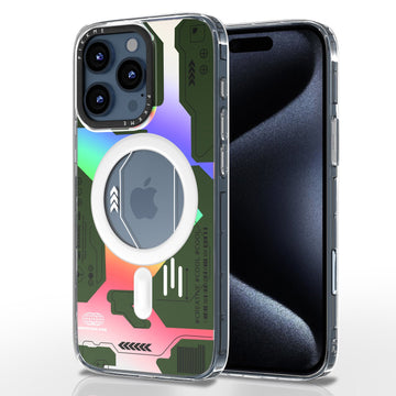 Pikkme iPhone 16 Pro Max Printmagsafe Back (Green)