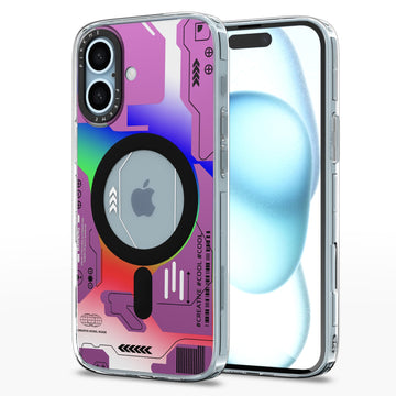 Pikkme iPhone 16 Printmagsafe Back (Pink)