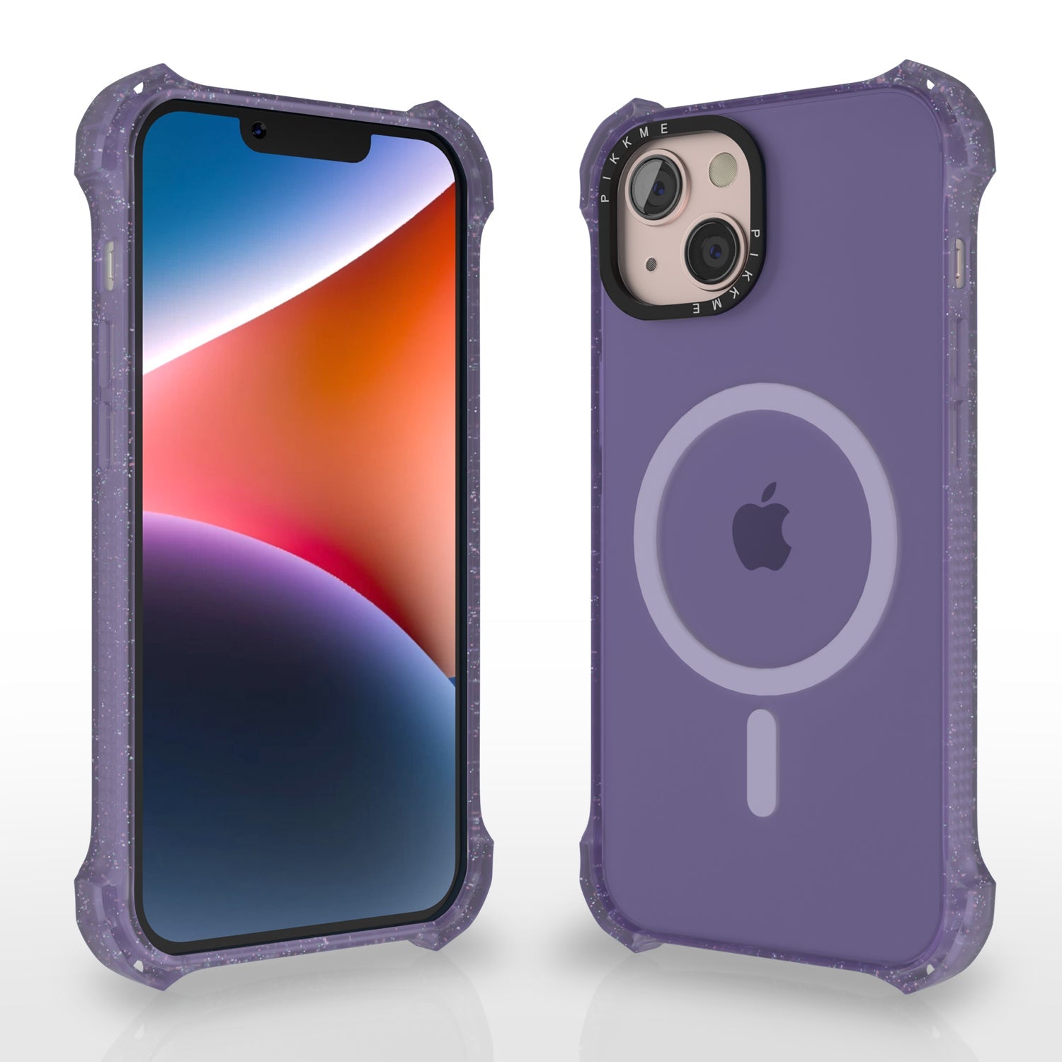 Pikkme iPhone 14 Bumpercase Back Cover (Purple)