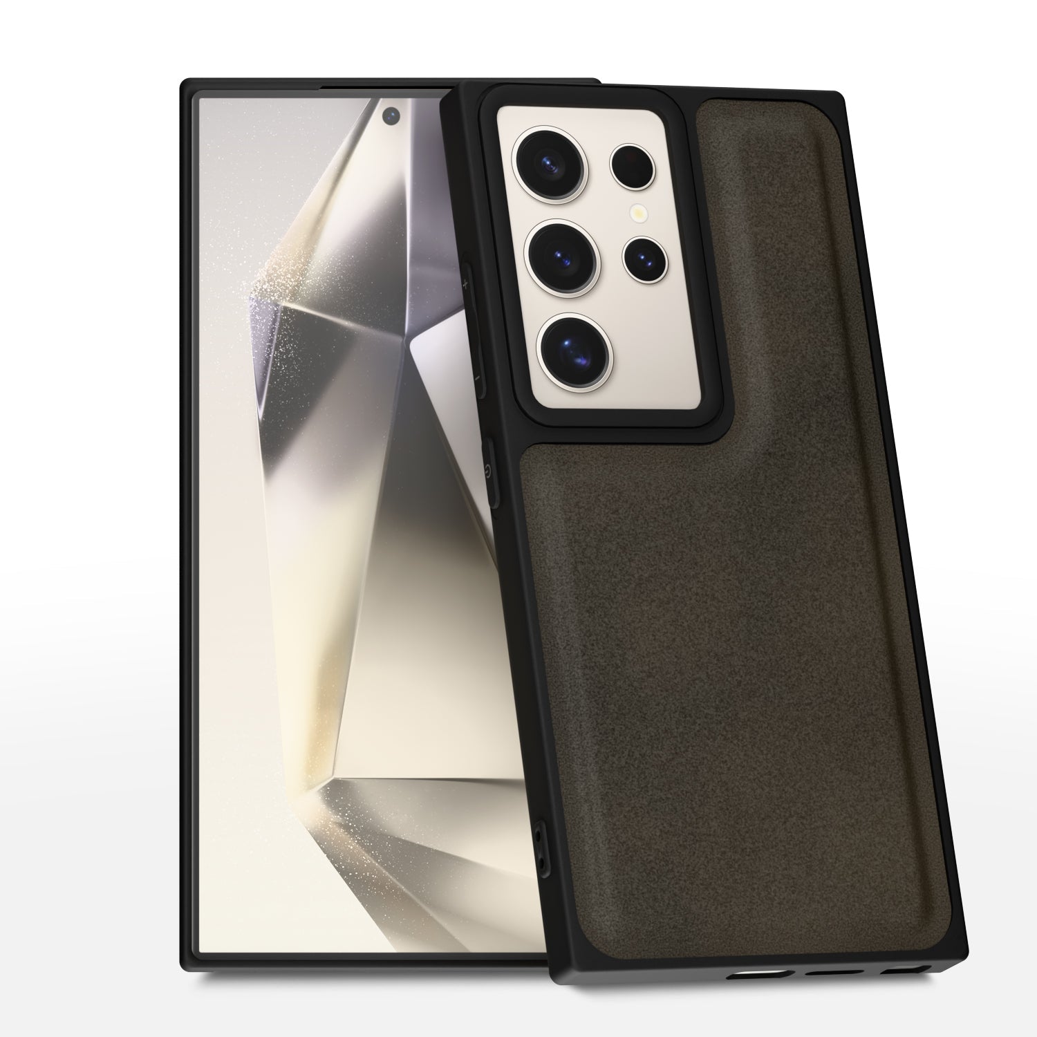 Pikkme Samsung Galaxy S24 Ultra 5G Premium Leatherback Case (Brown)