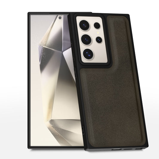 Pikkme Samsung Galaxy S24 Ultra 5G Premium Leatherback Case (Brown)