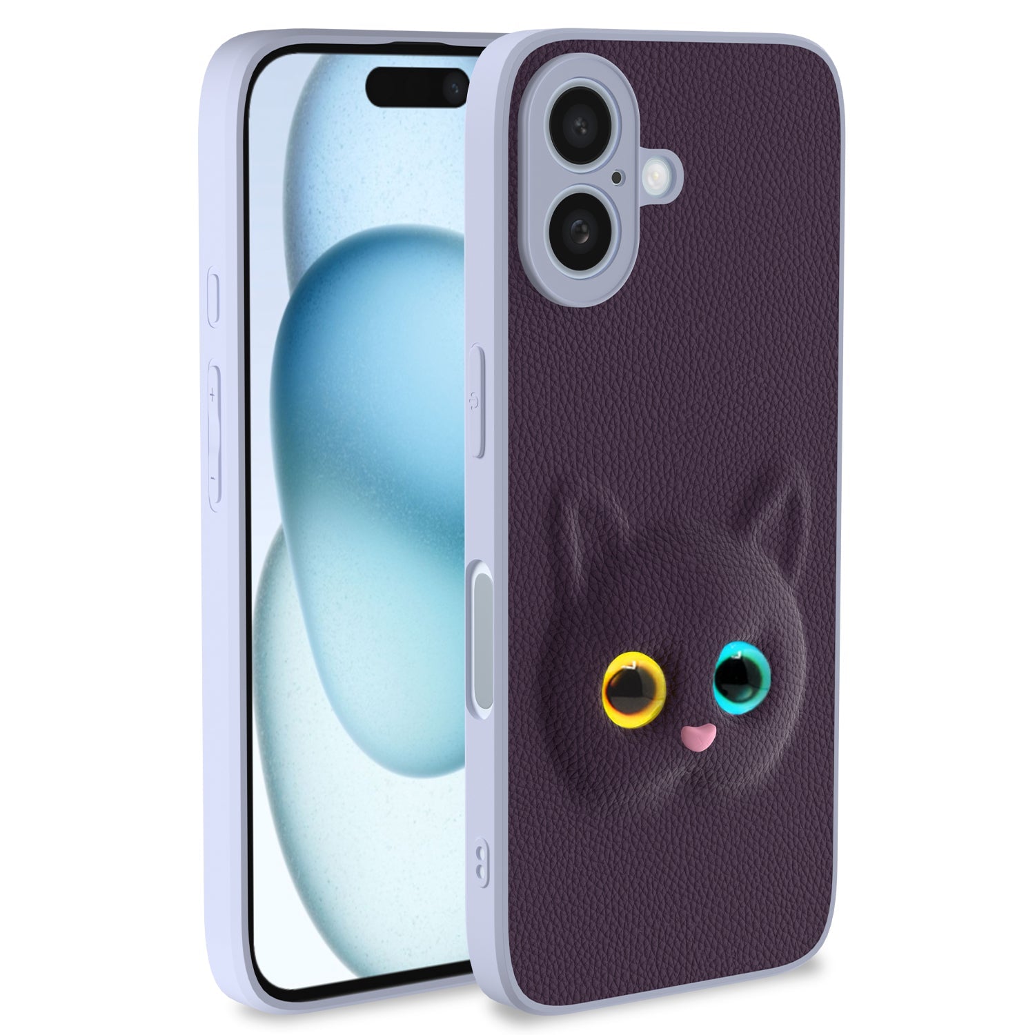 Pikkme iPhone 16 Plus Kitty Back Cover (Purple)
