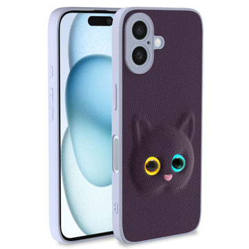 Pikkme iPhone 16 Plus Kitty Back Cover (Purple)