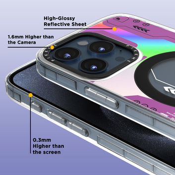 Pikkme iPhone 16 Pro Printmagsafe Back (Pink)