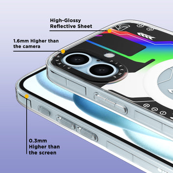 Pikkme iPhone 16 Plus Printmagsafe Back (Black)