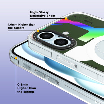 Pikkme iPhone 16 Plus Printmagsafe Back (Green)