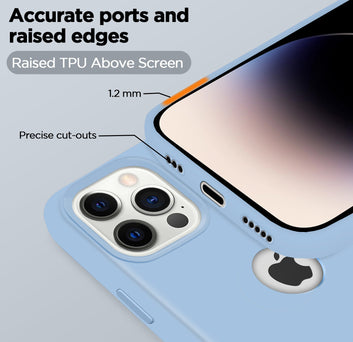 Pikkme iPhone 14 Pro Super Soft Silicone Back Case (Lilac)