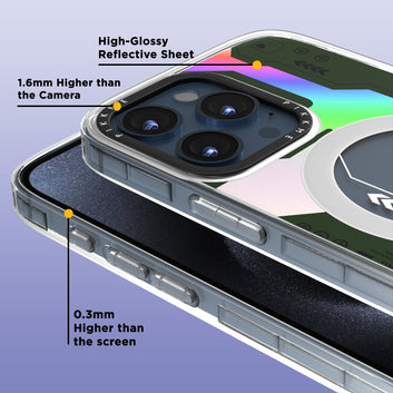 Pikkme iPhone 16 Pro Printmagsafe Back (Green)