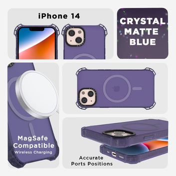 Pikkme iPhone 14 Bumpercase Back Cover (Purple)