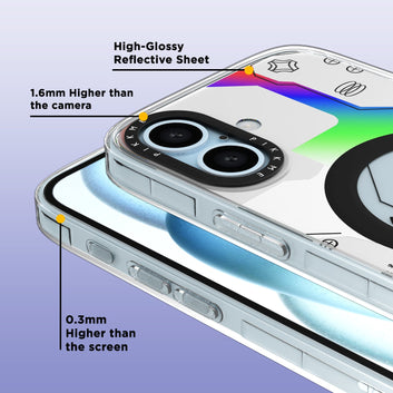 Pikkme iPhone 16 Plus Printmagsafe Back (White)