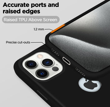 Pikkme iPhone 15 Pro Silicone Cover (Black)