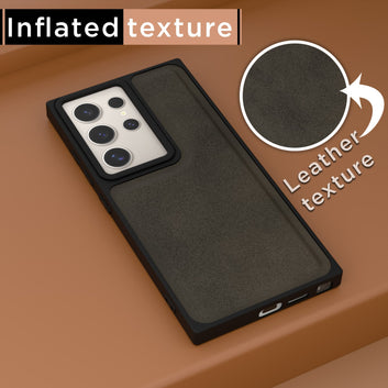 Pikkme Samsung Galaxy S24 Ultra 5G Premium Leatherback Case (Brown)