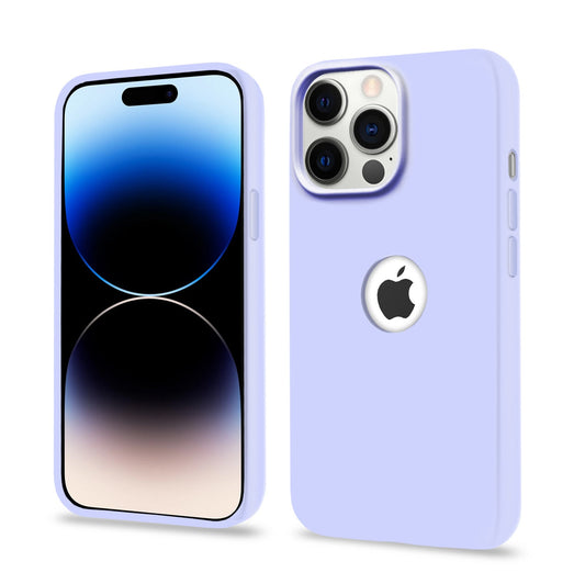 Pikkme iPhone 14 Pro Max Super Soft Silicone Back Case (Elegant Purple)