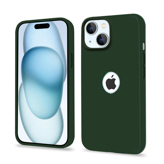 Pikkme iPhone 15 Plus Silicone Cover (Atrovirens)