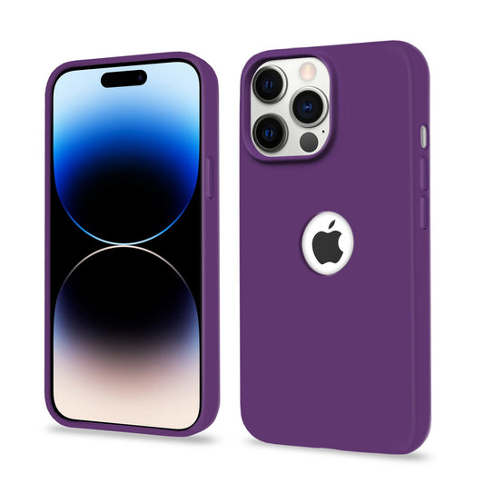 Pikkme iPhone 14 Pro Super Soft Silicone Back Case (Grape)