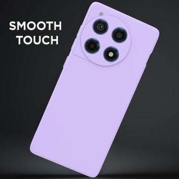 Pikkme OnePlus 12R 5G Liquid Silicone Back Cover | Purple