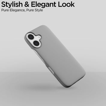 Pikkme  iPhone 16 Plus SideCut Back Cover (Grey)