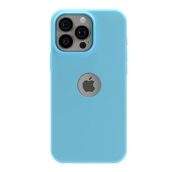 Pikkme iPhone 16 Pro Max Super Soft Silicone Back Cover (Sea Blue)