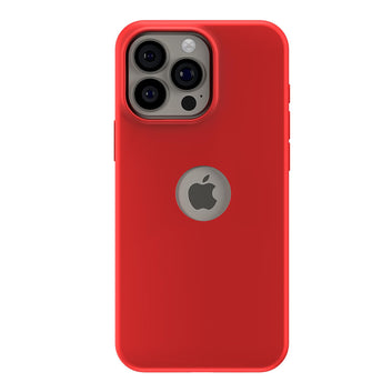 Pikkme iPhone 16 Pro Super Soft Silicone Back Cover (Red)