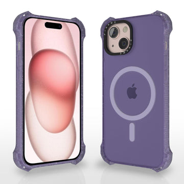 Pikkme iPhone 15 Bumper Magsafe Back Cover (Purple)