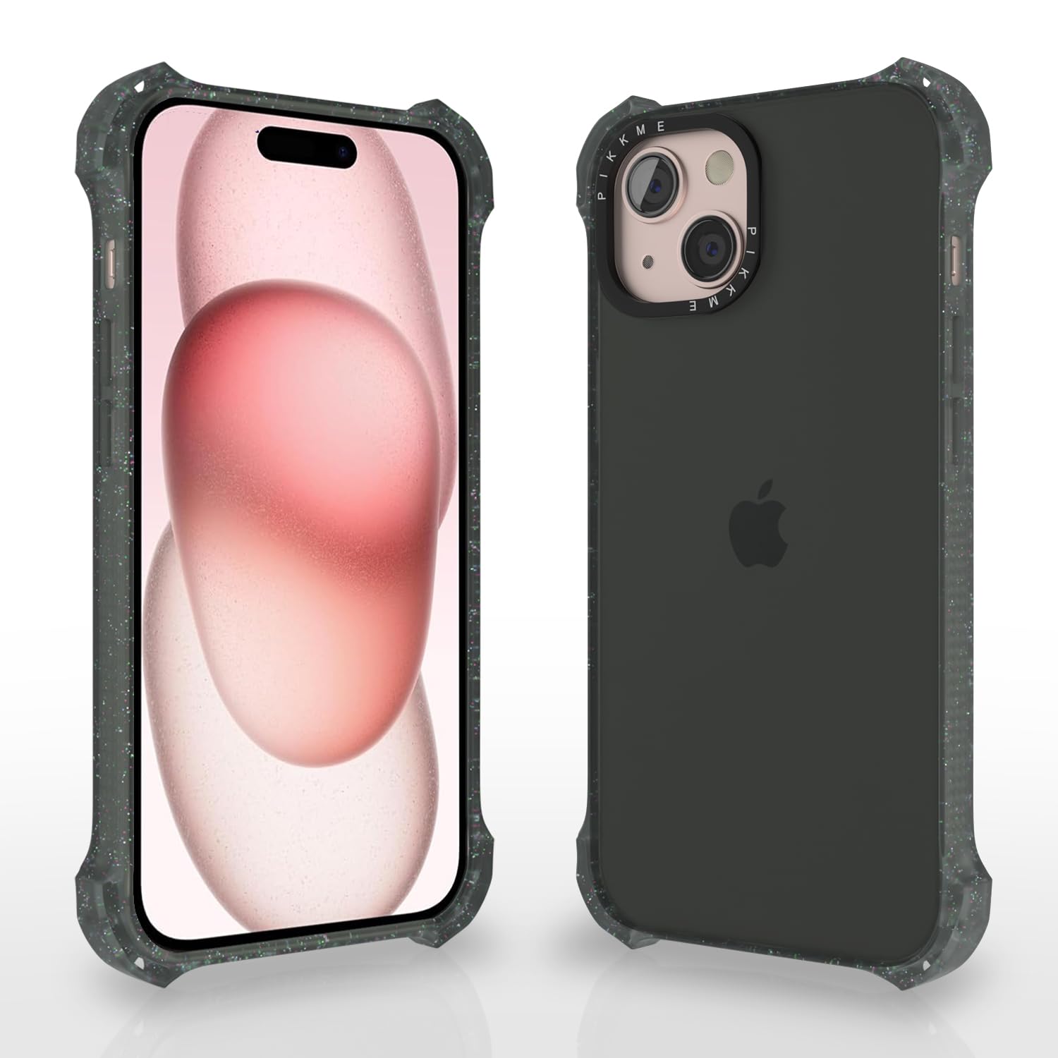 Pikkme iPhone 15 Plus Bumpercase Back Cover (Black)