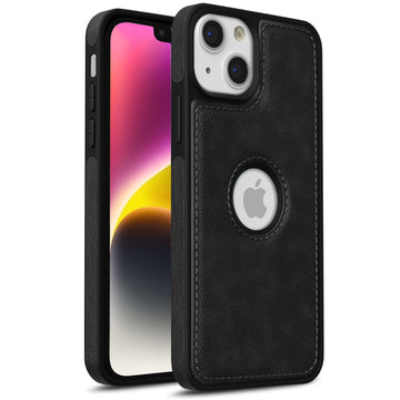 Pikkme iPhone 14 Flexible Pu Leather Back Case | Black