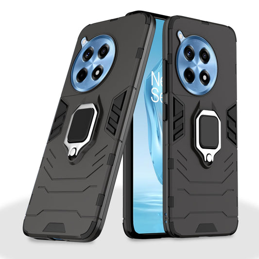 Pikkme OnePlus 12R 5G D5 Tough Armor Back Cover | Black