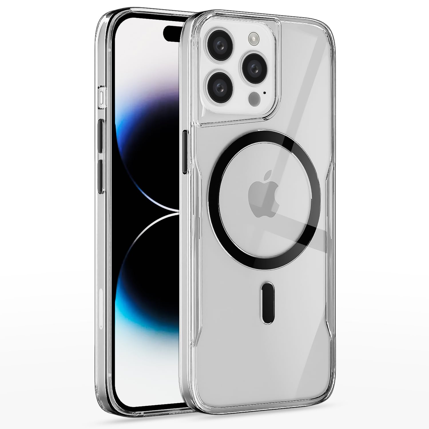 Pikkme iPhone 14 Pro Clear Magsafe Back Cover (Transparent)