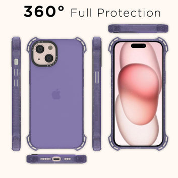 Pikkme iPhone 15 Plus Bumpercase Back Cover (Purple)