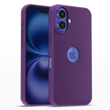 Pikkme iPhone 16 Super Soft Silicone Back Cover (Grape)