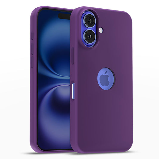 Pikkme iPhone 16 Plus Super Soft Silicone Back Cover (Grape)