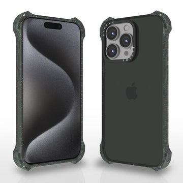 Pikkme iPhone 15 Pro Bumpercase Back Cover (Black)