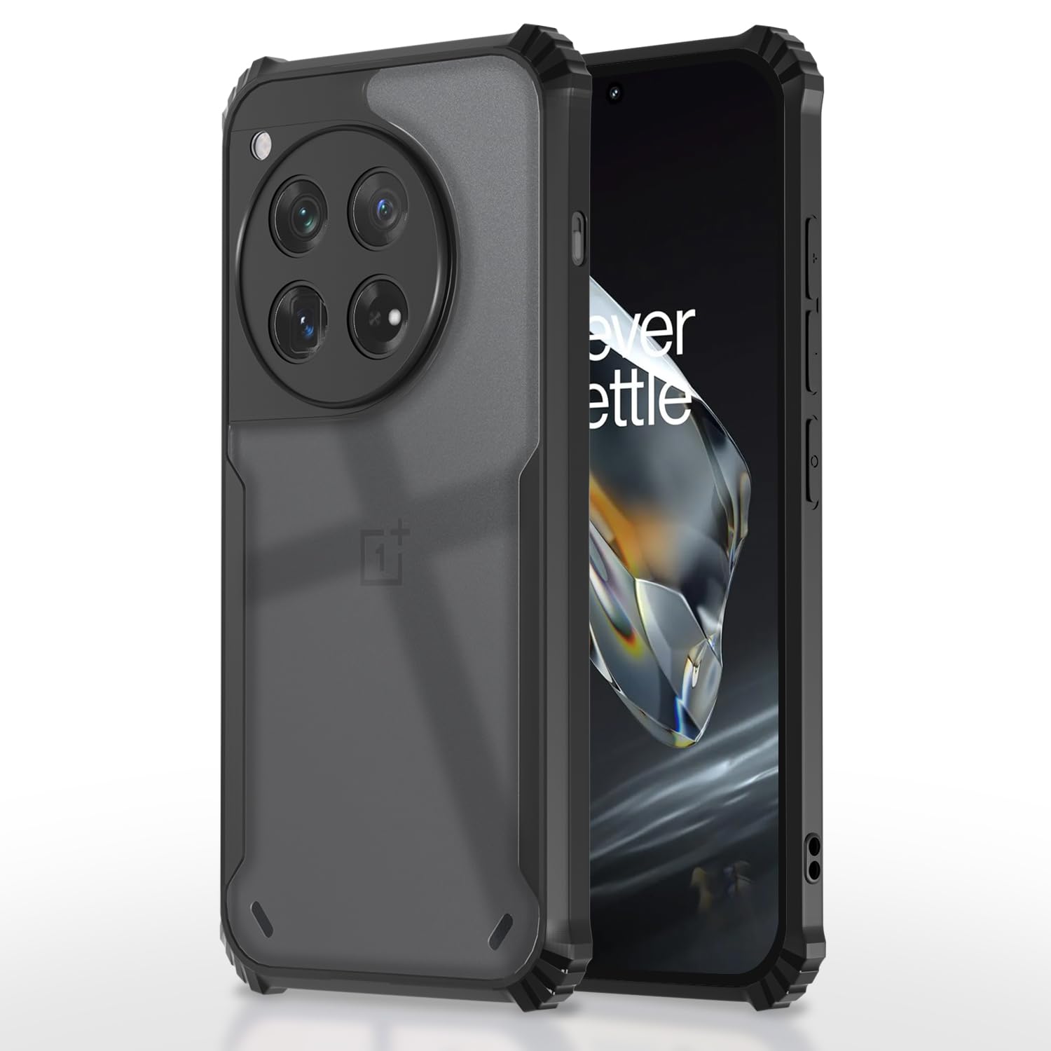 Pikkme OnePlus 12R 5G Eagle Back Cover (Black)