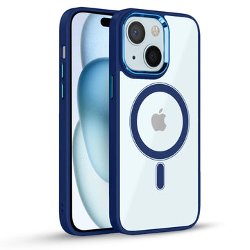 Pikkme iPhone 15 Plus Magsafe Back Cover (Blue)