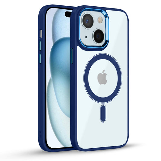 Pikkme iPhone 15 Plus Magsafe Back Cover (Blue)