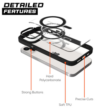 Pikkme iPhone 14 Magsafe Back Case (Black)