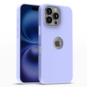 Pikkme iPhone 16 Pro Super Soft Silicone Back Cover (Elegant Purple)