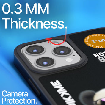 Pikkme Stylish Black Panda Swag iPhone 14 Pro Max Back Cover (Design-05)