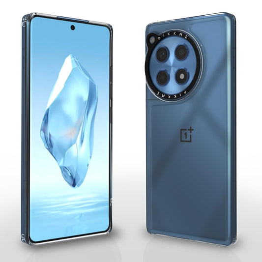 Pikkme OnePlus 12R 5G Transring Back Cover (Transparent)