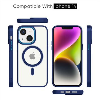 Pikkme iPhone 14 Magsafe Back Case (Blue)