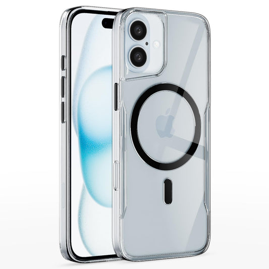 Pikkme iPhone 16 Clear Magsafe Back Cover (Transparent)
