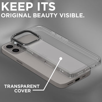 Pikkme iPhone 16 Pro Transring Back Cover (Transparent)
