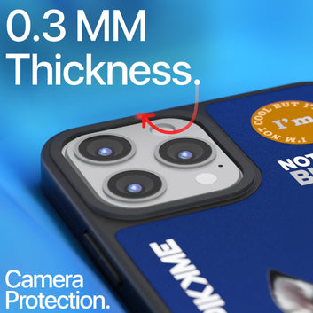 Pikkme Stylish Blue Dog Swag  iPhone 15 Pro Max Back Cover (Design-08)