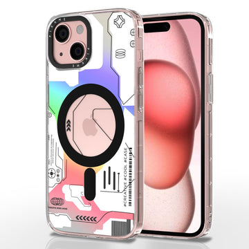 Pikkme iPhone 15 Printmagsafe Back Cover (White)