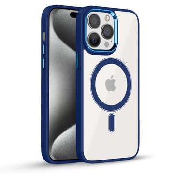Pikkme iPhone 15 Pro Max Magsafe Back Cover (Blue)