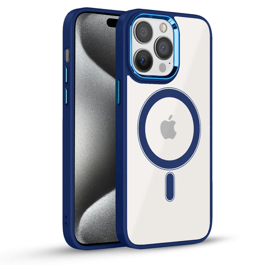 Pikkme iPhone 15 Pro Max Magsafe Back Cover (Blue)