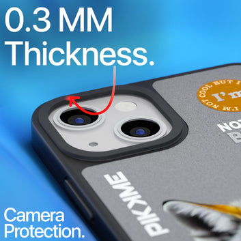 Pikkme Stylish Grey Wolf Swag iPhone 15 Back Cover (Design-01)