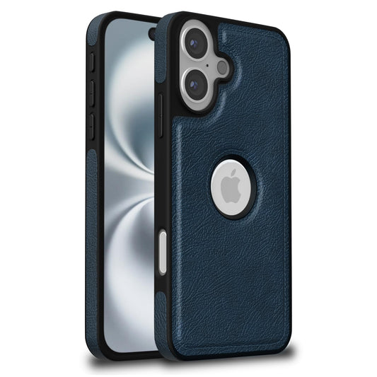 Pikkme iPhone 16 Plus Flexible Pu Leather Back Case | Blue