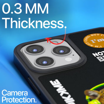 Pikkme Stylish Black Leopard Swag iPhone 14 Pro Back Cover (Design-03)