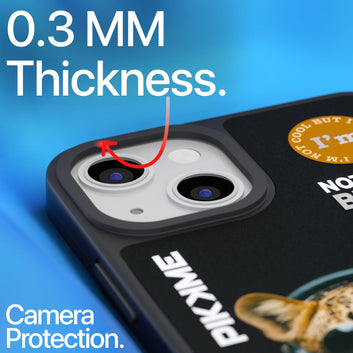 Pikkme Stylish Black Leopard Swag iPhone 15 Back Cover (Design-04)